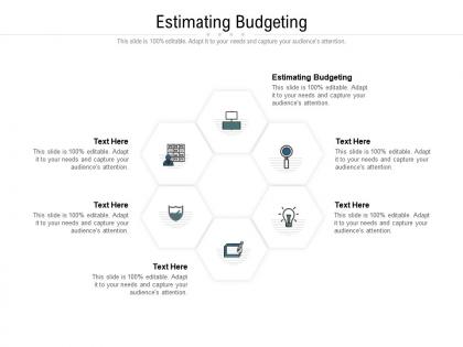 Estimating budgeting ppt powerpoint presentation styles format ideas cpb