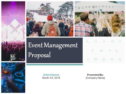 Event Management Proposal Template Powerpoint Presentation Slides