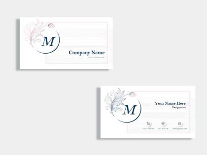 Event planner company business card template