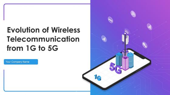 Evolution Of Wireless Telecommunication From 1G To 5G IT Powerpoint Presentation Slides