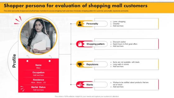 Execution Of Shopping Mall Shopper Persona For Evaluation Of Shopping Mall Customers MKT SS