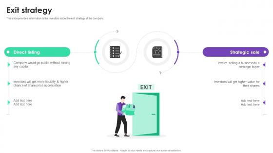 Exit Strategy Bytez Investor Funding Elevator Pitch Deck