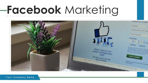 Facebook Marketing Advertisement Strategy Dashboard Developing Goals