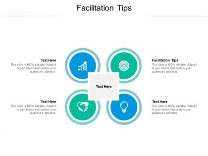 Facilitation tips ppt powerpoint presentation portfolio structure cpb