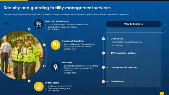 Facility Management Outsourcing Security And Guarding Facility Management Services