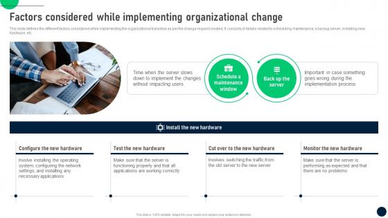 Factors Organizational Change Change Control Process To Manage In It Organizations CM SS