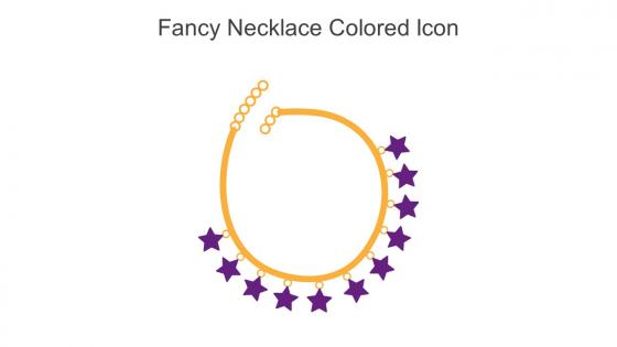 Fancy Necklace Colored Icon In Powerpoint Pptx Png And Editable Eps Format