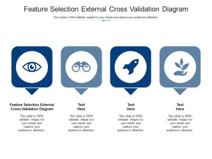 Feature selection external cross validation diagram ppt powerpoint icon cpb