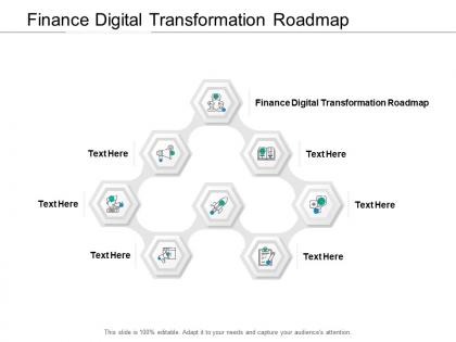 Finance digital transformation roadmap ppt powerpoint presentation portfolio cpb