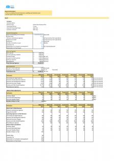 Financial And Valuation For Planning Online Store Business Plan In Excel BP XL