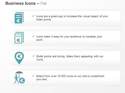 Financial data analysis bank location money transfer ppt icons graphics