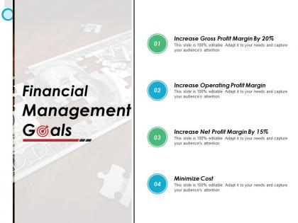 Financial management goals ppt powerpoint presentation file themes