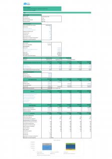 Financial Statements Modeling And Valuation For Laundry Business Plan In Excel BP XL