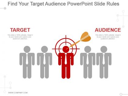 Find your target audience powerpoint slide rules