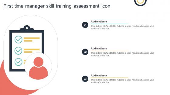 First Time Manager Skill Training Assessment Icon