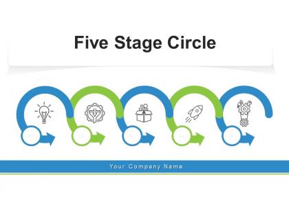 Five Stage Circle Financial Investment Management Business Portfolio