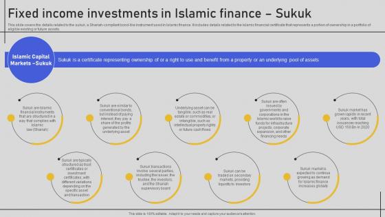 Fixed Income Investments In Islamic Finance Sukuk Comprehensive Overview Fin SS V