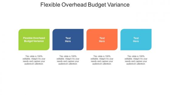 Flexible overhead budget variance ppt powerpoint presentation file inspiration cpb