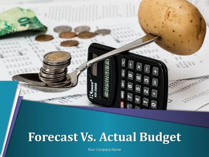 Forecast Vs Actual Budget Powerpoint Presentation Slides