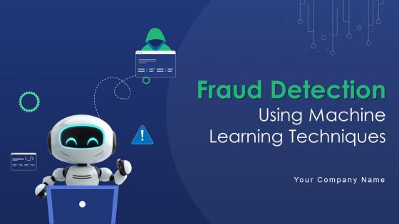 Fraud Detection Using Machine Learning Techniques Powerpoint Presentation Slides ML CD