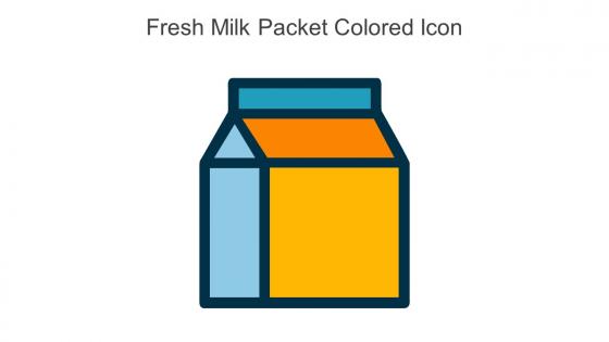 Fresh Milk Packet Colored Icon In Powerpoint Pptx Png And Editable Eps Format