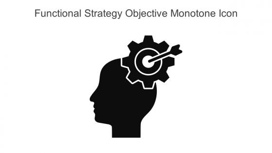 Functional Strategy Objective Monotone Icon In Powerpoint Pptx Png And Editable Eps Format