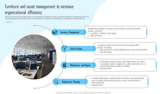 Furniture And Asset Management To Increase Facility Management And Maintenance