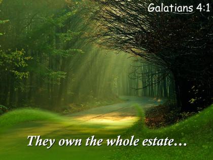 Galatians 4 1 they own the whole estate powerpoint church sermon