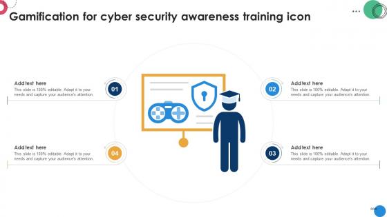 Gamification For Cyber Security Awareness Training Icon