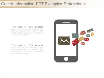 Gather information ppt examples professional