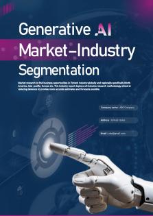 Generative AI Market Industry Segmentation Pdf Word Document IR