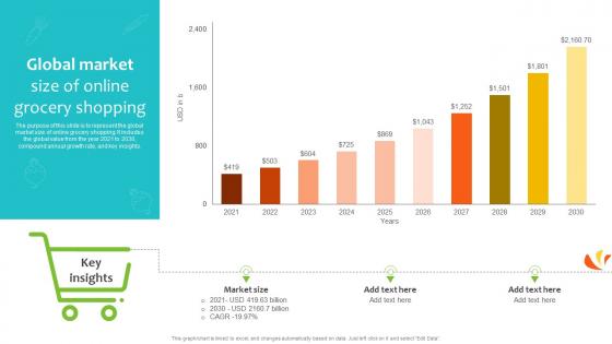 Global Market Size Of Online Grocery Shopping Navigating Landscape Of Online Grocery Shopping