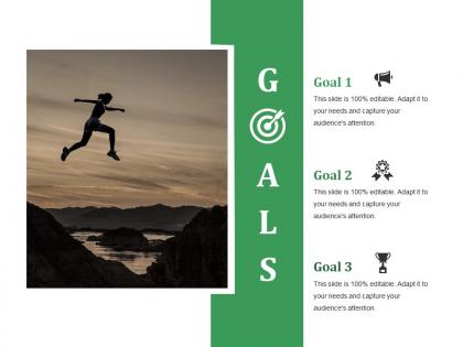 Goals ppt styles background designs