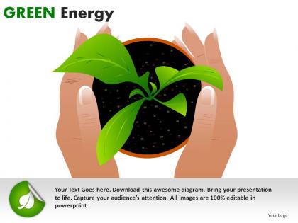 Green energy powerpoint presentation slides