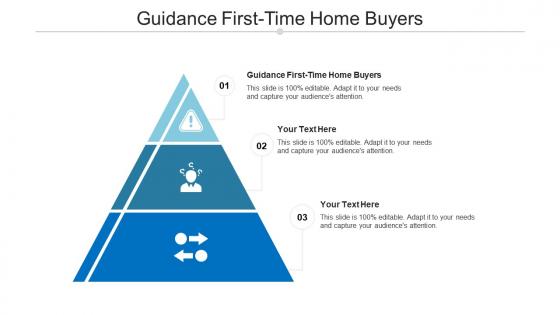 Guidance firsttime home buyers ppt powerpoint presentation pictures layout cpb