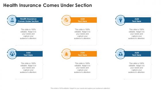 Health Insurance Comes Under Section In Powerpoint And Google Slides Cpb