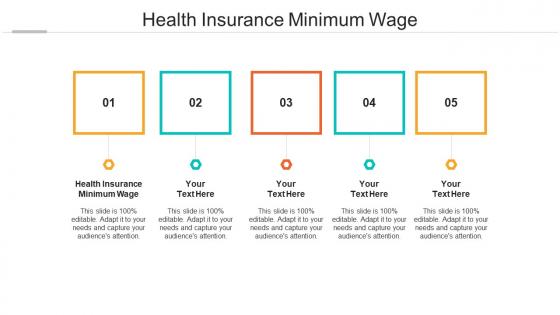 Health insurance minimum wage ppt powerpoint presentation summary icon cpb