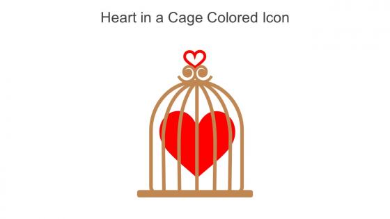 Heart In A Cage Colored Icon In Powerpoint Pptx Png And Editable Eps Format