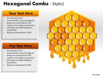 Hexagonal combs