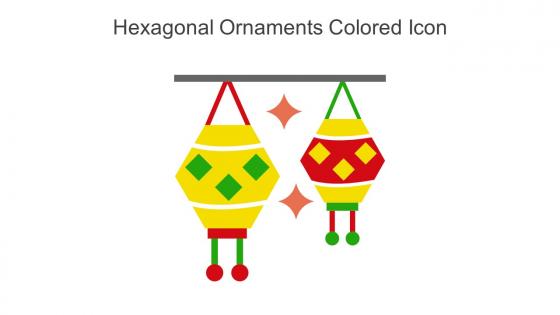 Hexagonal Ornaments Colored Icon In Powerpoint Pptx Png And Editable Eps Format