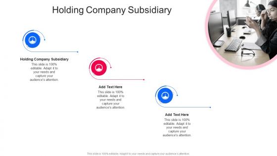 Holding Company Subsidiary In Powerpoint And Google Slides Cpb