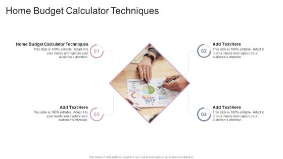 Home Budget Calculator Techniques In Powerpoint And Google Slides Cpb