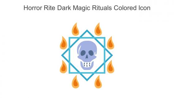 Horror Rite Dark Magic Rituals Colored Icon In Powerpoint Pptx Png And Editable Eps Format