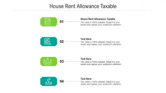 House rent allowance taxable ppt powerpoint presentation model objects cpb