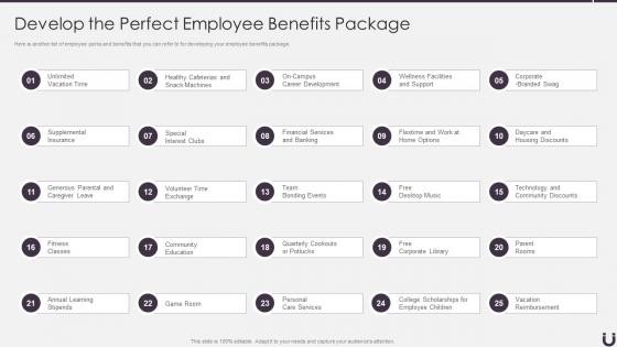 How To Attract And Retain The Best Talent Develop The Perfect Employee Benefits Package