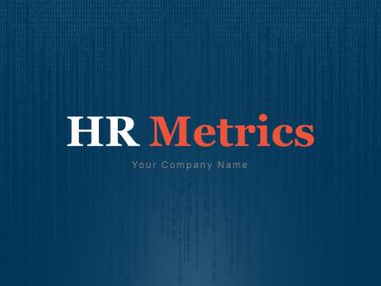 HR Metrics Capability Strategy Process Data Collection Compensation Goals And Objectives