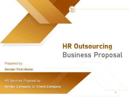 HR Outsourcing Business Proposal Powerpoint Presentation Slides