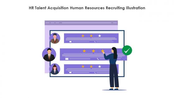 HR Talent Acquisition Human Resources Recruiting Illustration