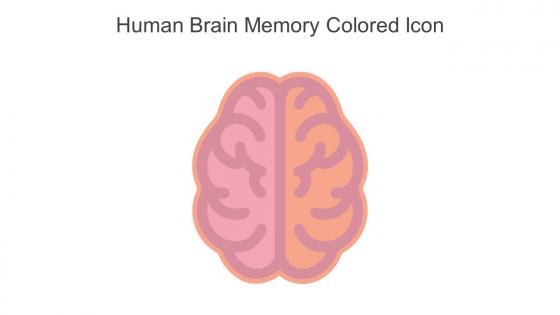 Human Brain Memory Colored Icon In Powerpoint Pptx Png And Editable Eps Format