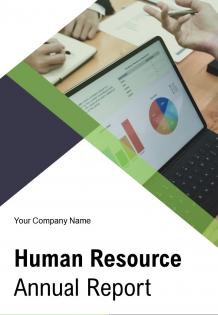 Human Resource Annual Report Pdf Doc Ppt Document Report Template